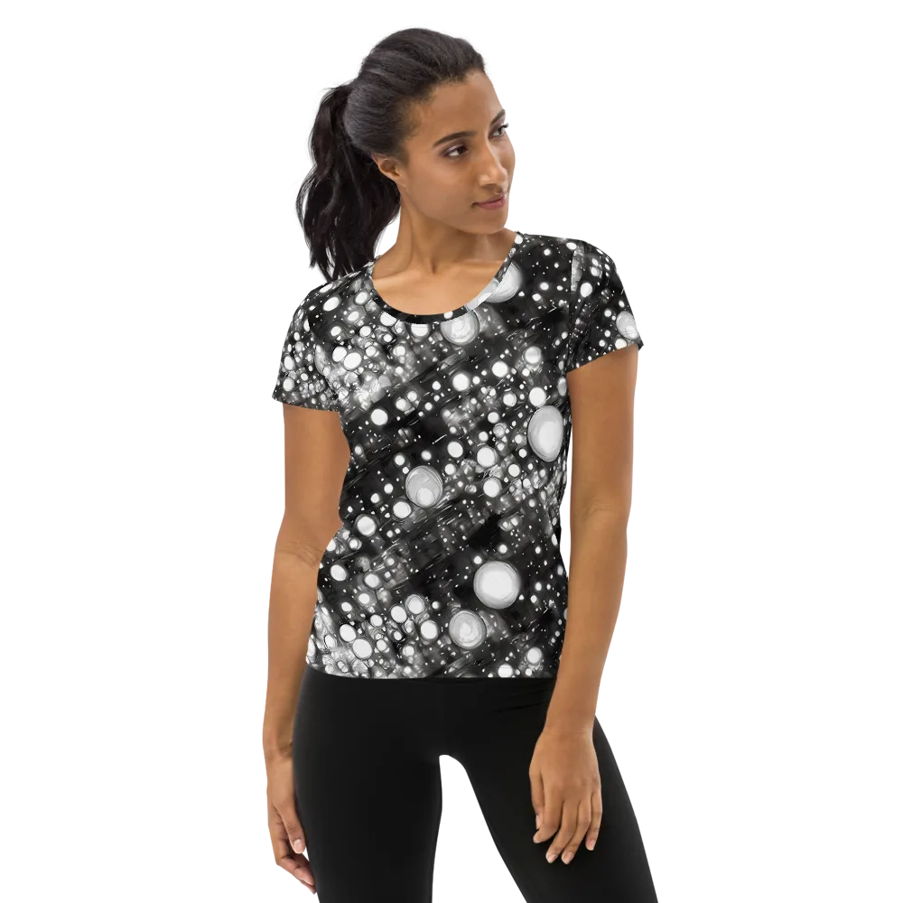 Cosmic Cell on Women's Athletic T-Shirt — Front