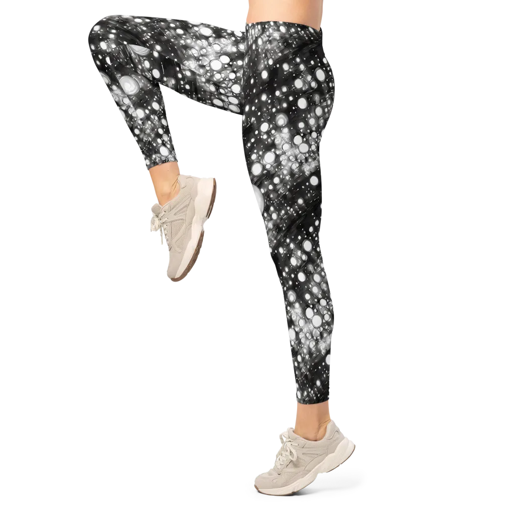 Cosmic Cell on Leggings — Left