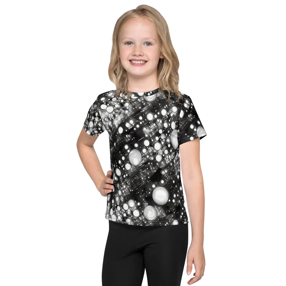 Cosmic Cell on Kids Crew Neck T-Shirt — Front