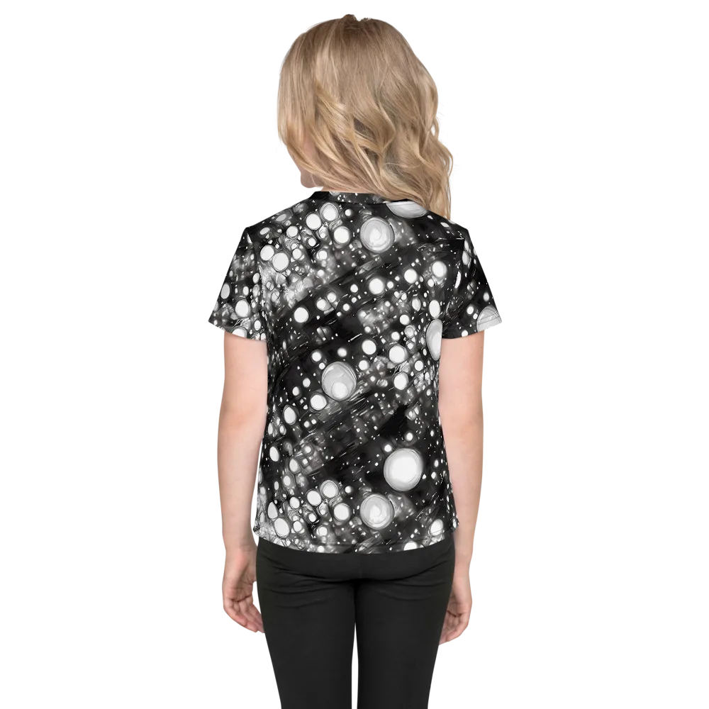 Cosmic Cell on Kids Crew Neck T-Shirt — Back
