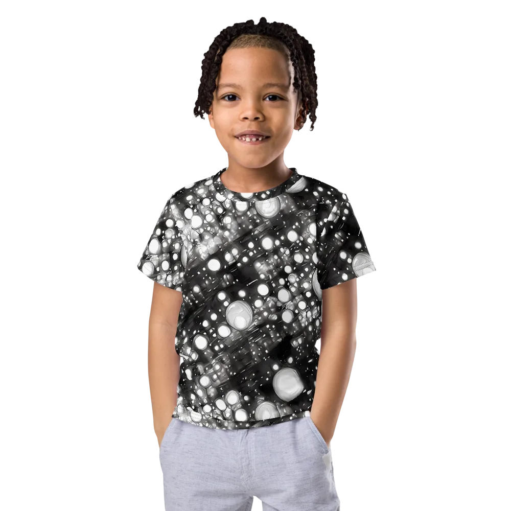 Cosmic Cell on Kids Crew Neck T-Shirt — Front