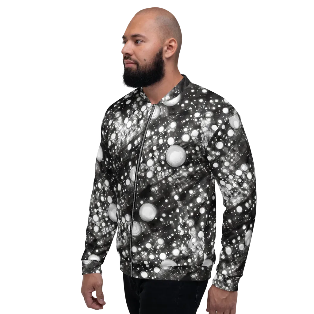 Cosmic Cell on Bomber Jacket — Left