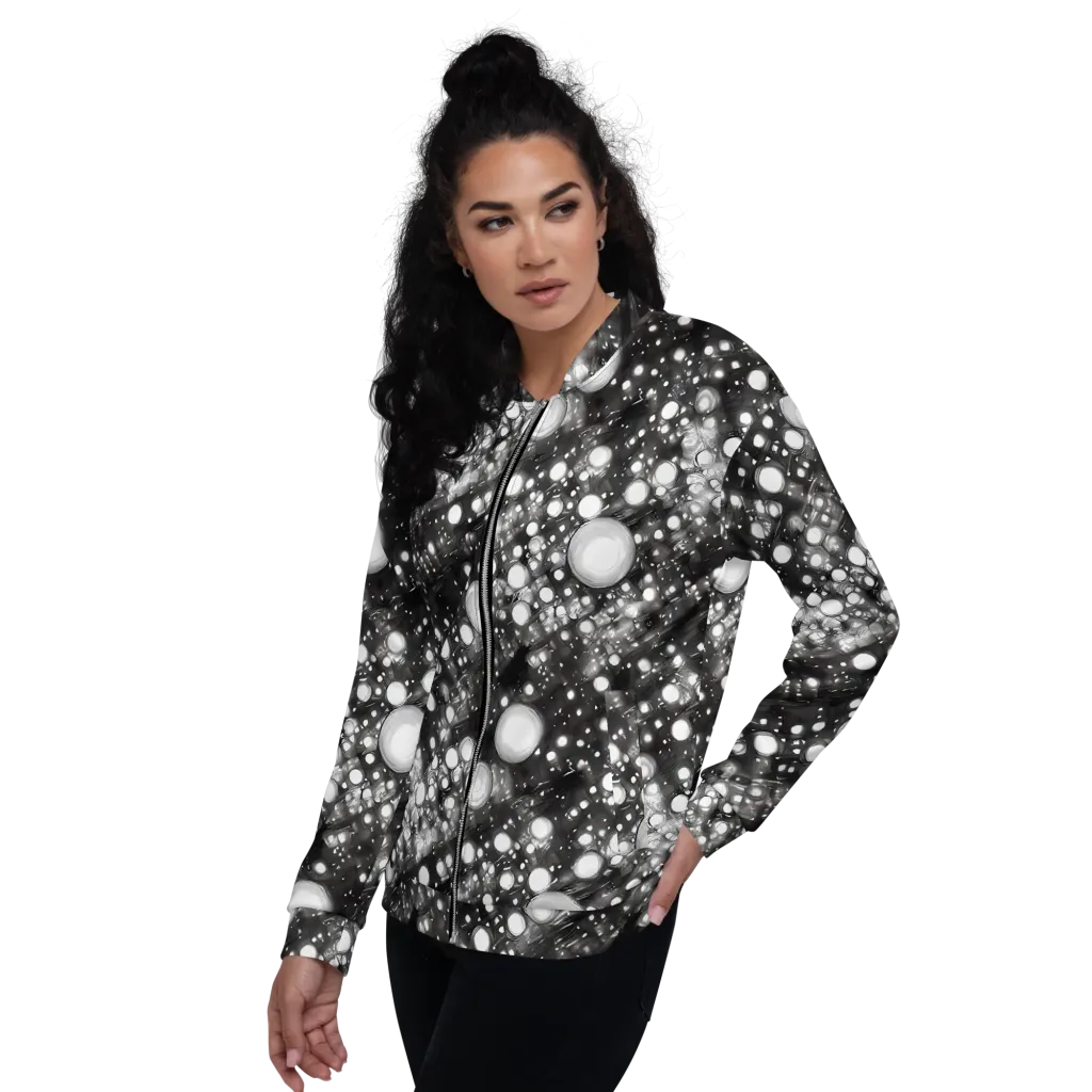 Cosmic Cell on Bomber Jacket — Left