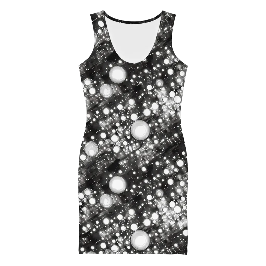 Cosmic Cell on Bodycon Dress — Front