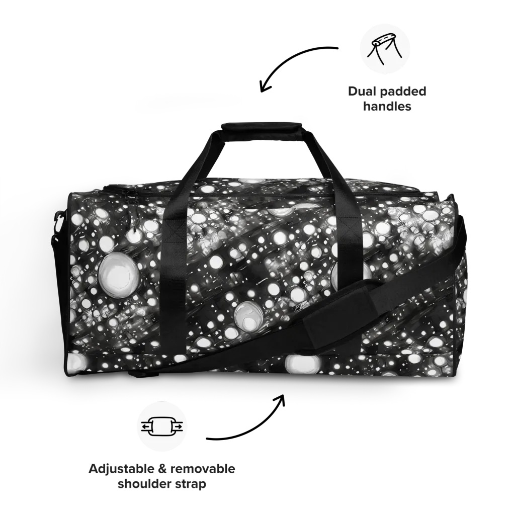 Cosmic Cell on Duffle Bag — Front