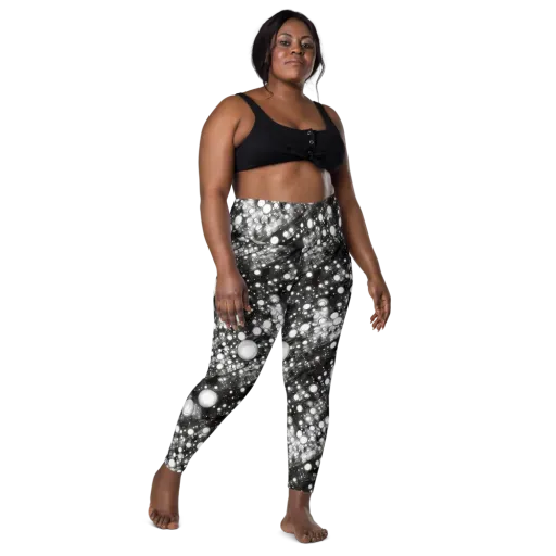 Cosmic Cell on a Leggings with Pockets