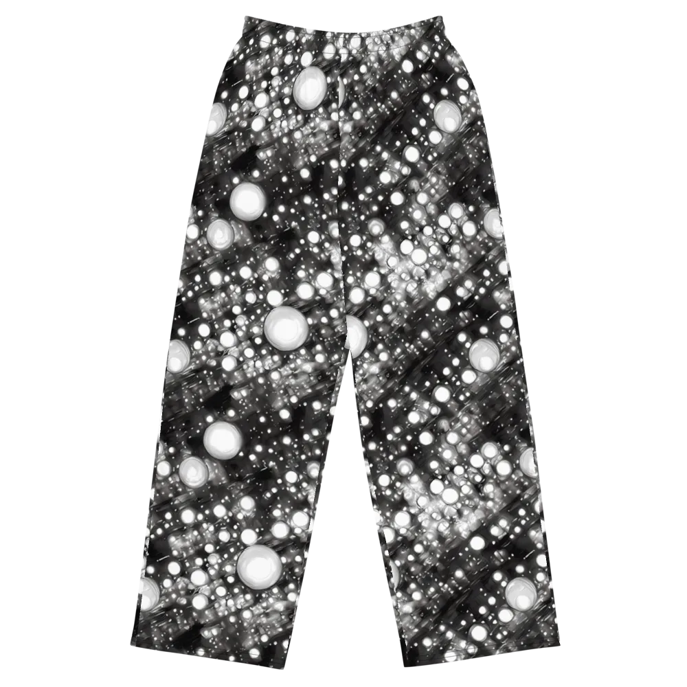 Cosmic Cell on Wide-Leg Pants — Front