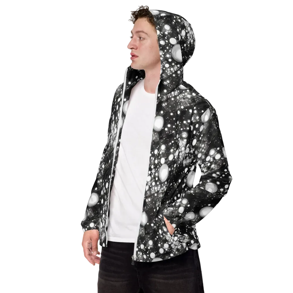 Cosmic Cell on Men's Windbreaker — Left Front