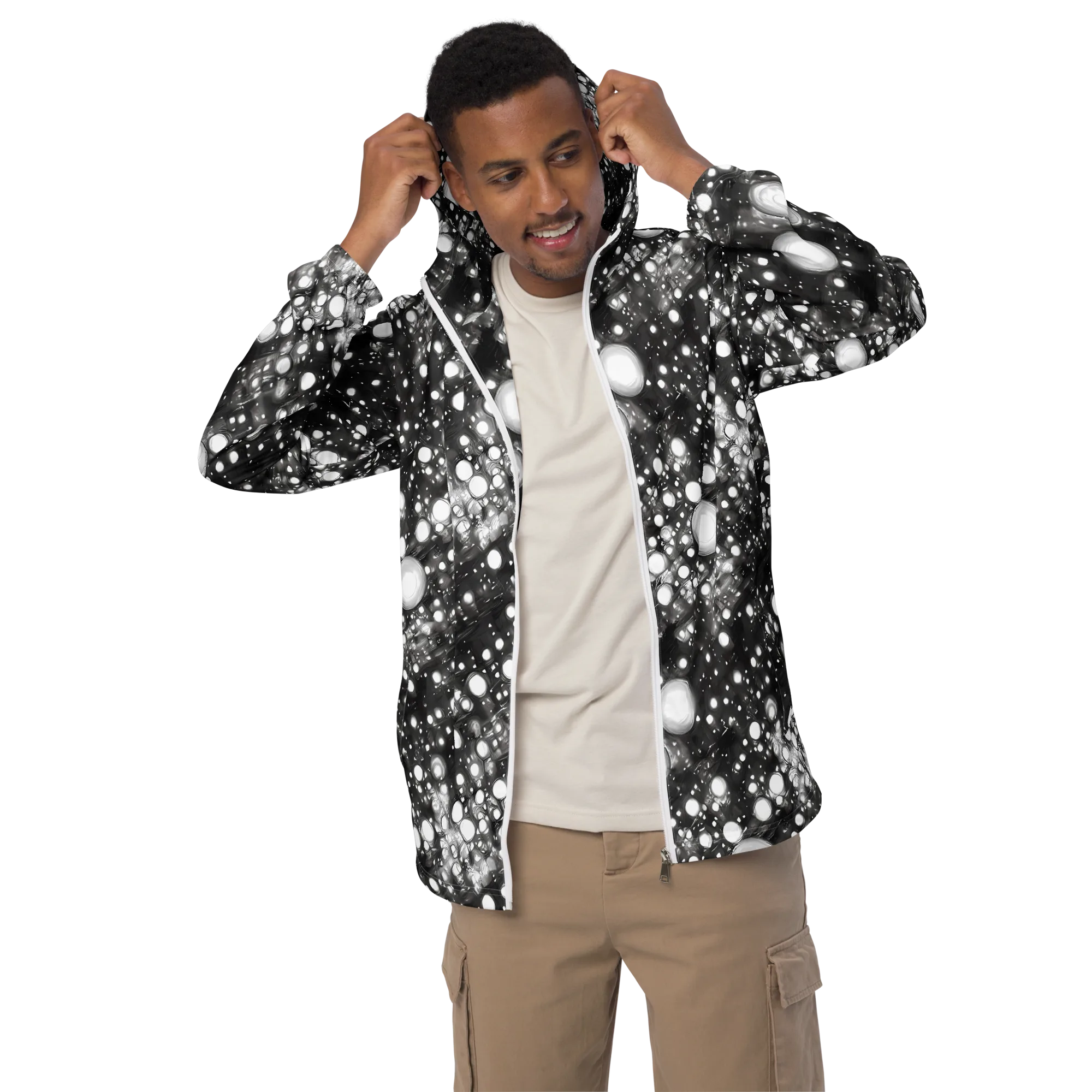 Cosmic Cell on Men's Windbreaker — Front