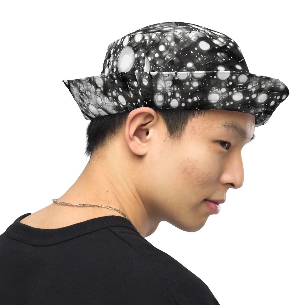 Cosmic Cell on Reversible Bucket Hat — Right Outside