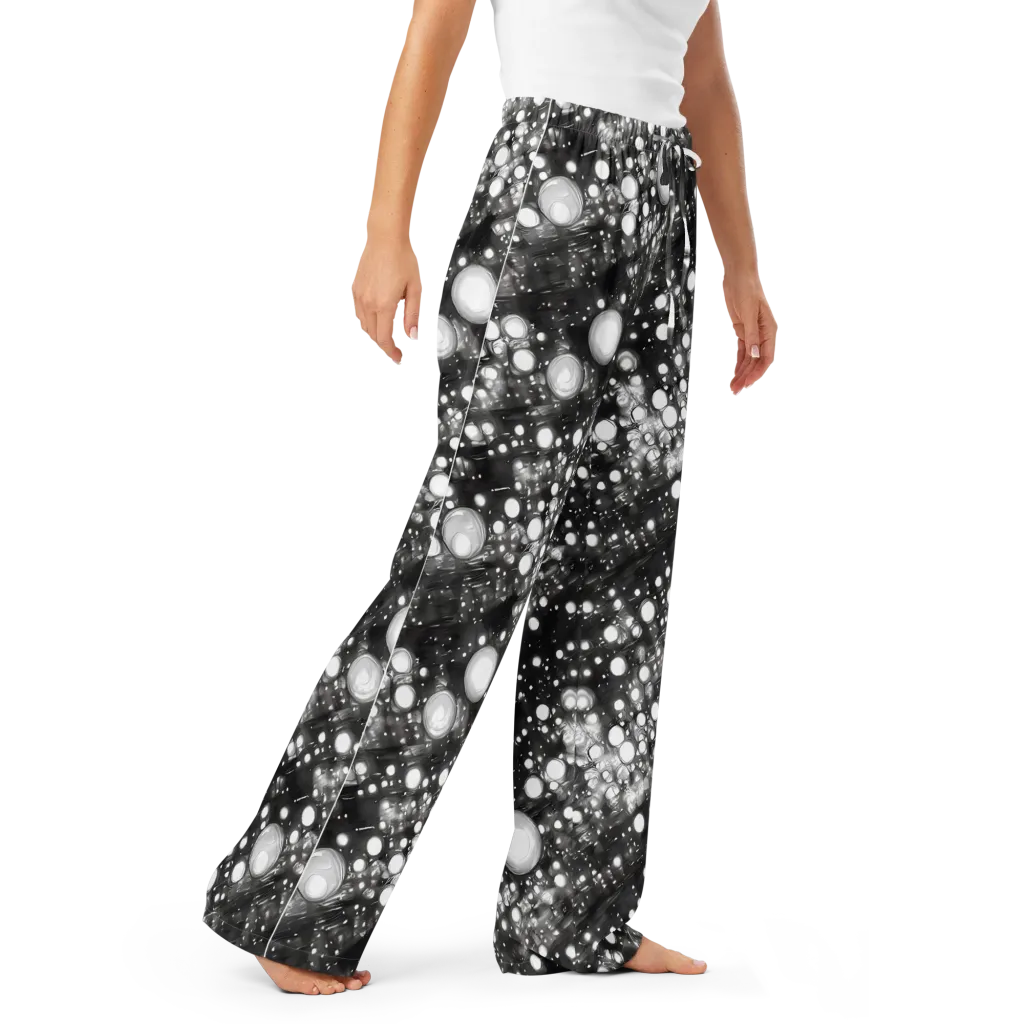 Cosmic Cell on Women's Pajama Pants — Right Front
