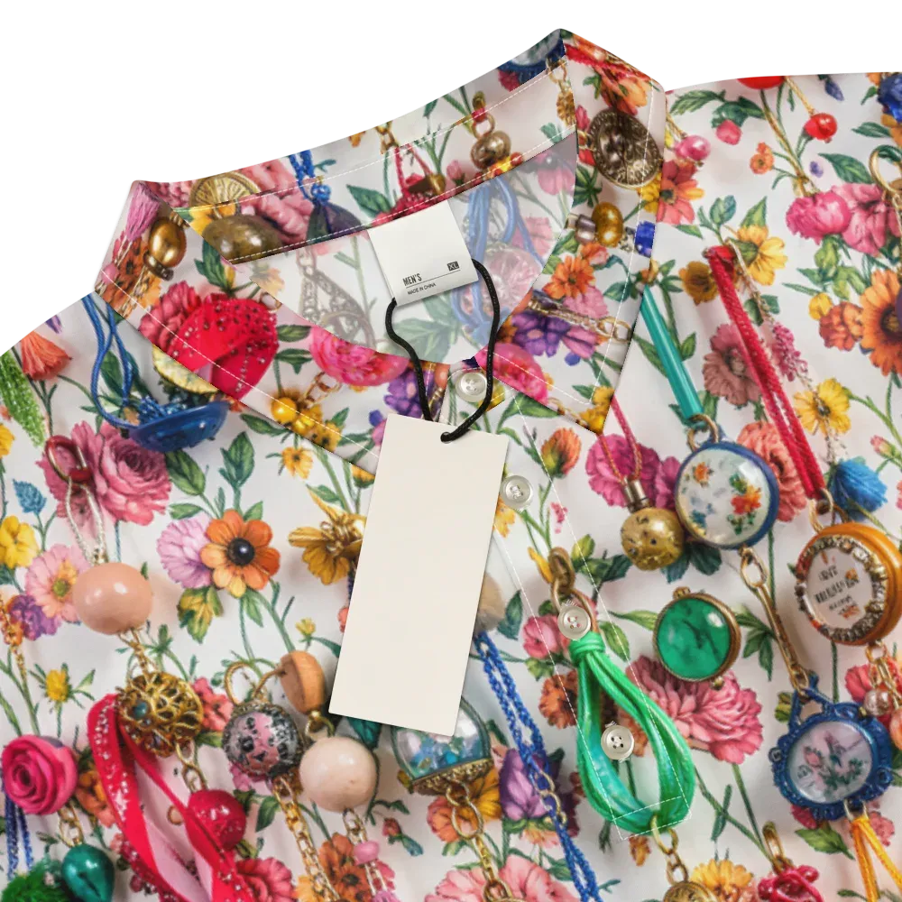 Botanical Bijou on Men's Slim Fit Polo Shirt — Product details