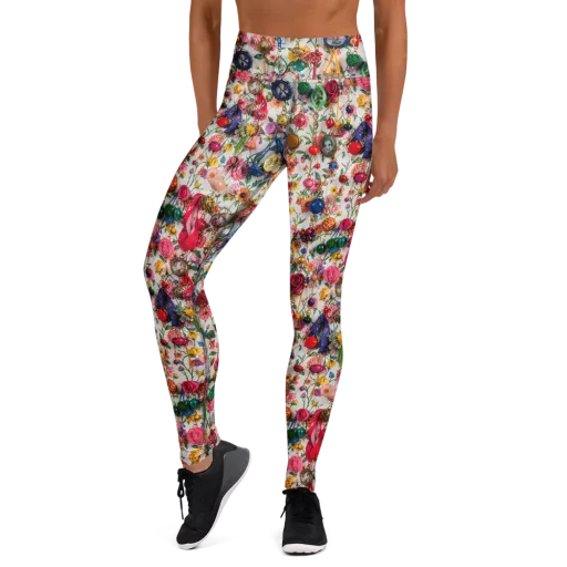 Botanical Bijou on a Yoga Leggings