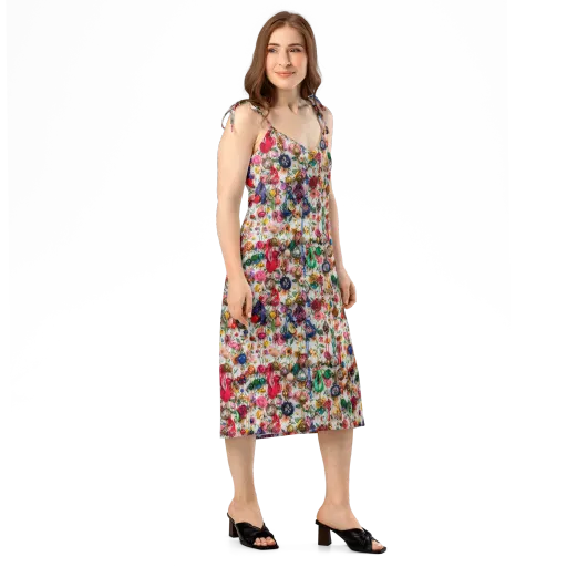 Botanical Bijou on a Slip Dress