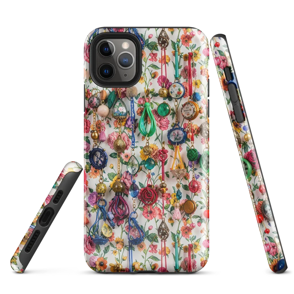 Botanical Bijou on Tough Case for iPhone® — Front