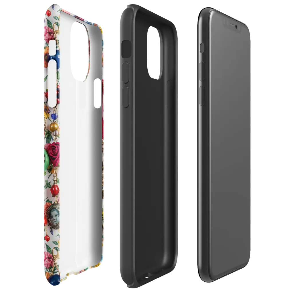 Botanical Bijou on Tough Case for iPhone® — Right