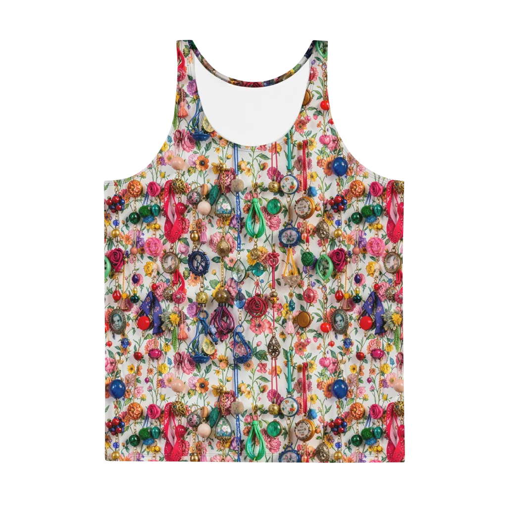 Botanical Bijou on Men's Tank Top — Front