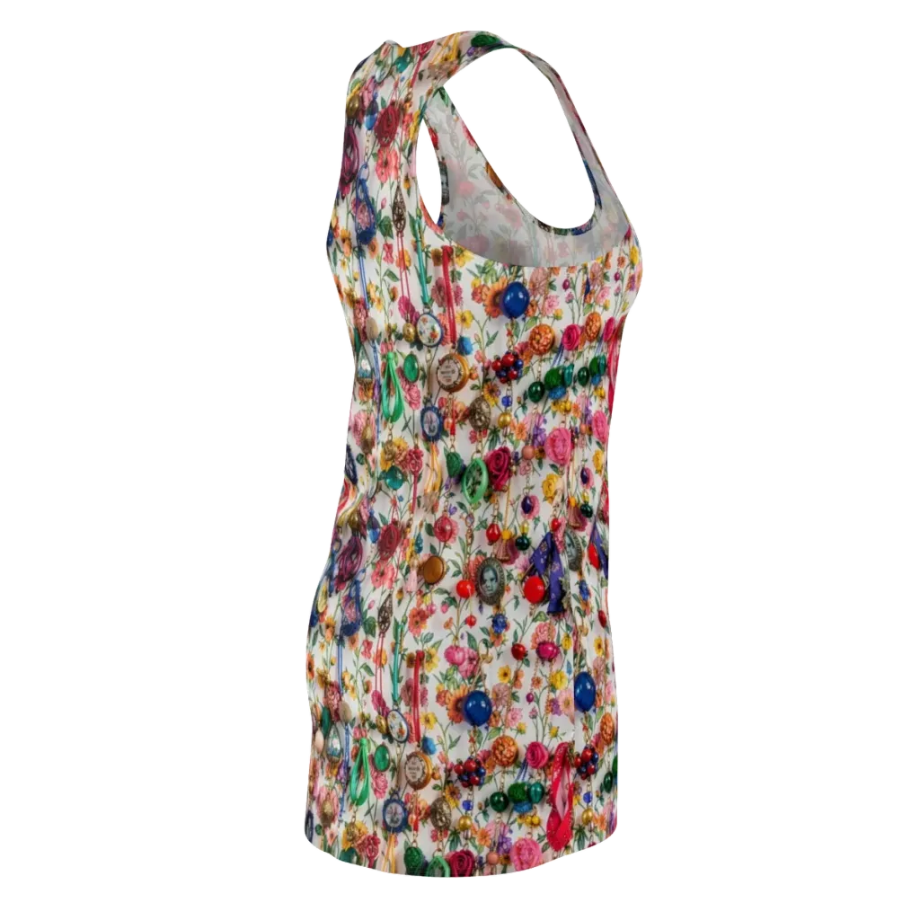 Botanical Bijou on Racerback Dress — Back Side