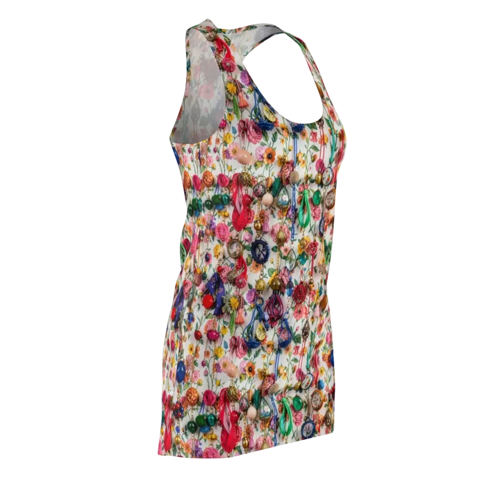 Botanical Bijou on Racerback Dress — Front Side