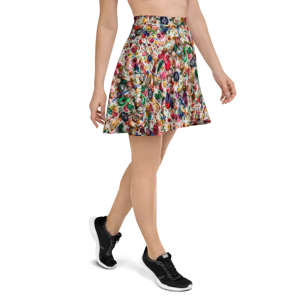 Botanical Bijou on Skater Skirt — Right