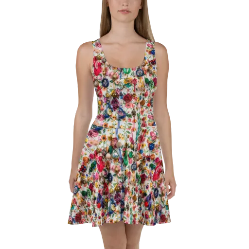 Botanical Bijou on a Skater Dress