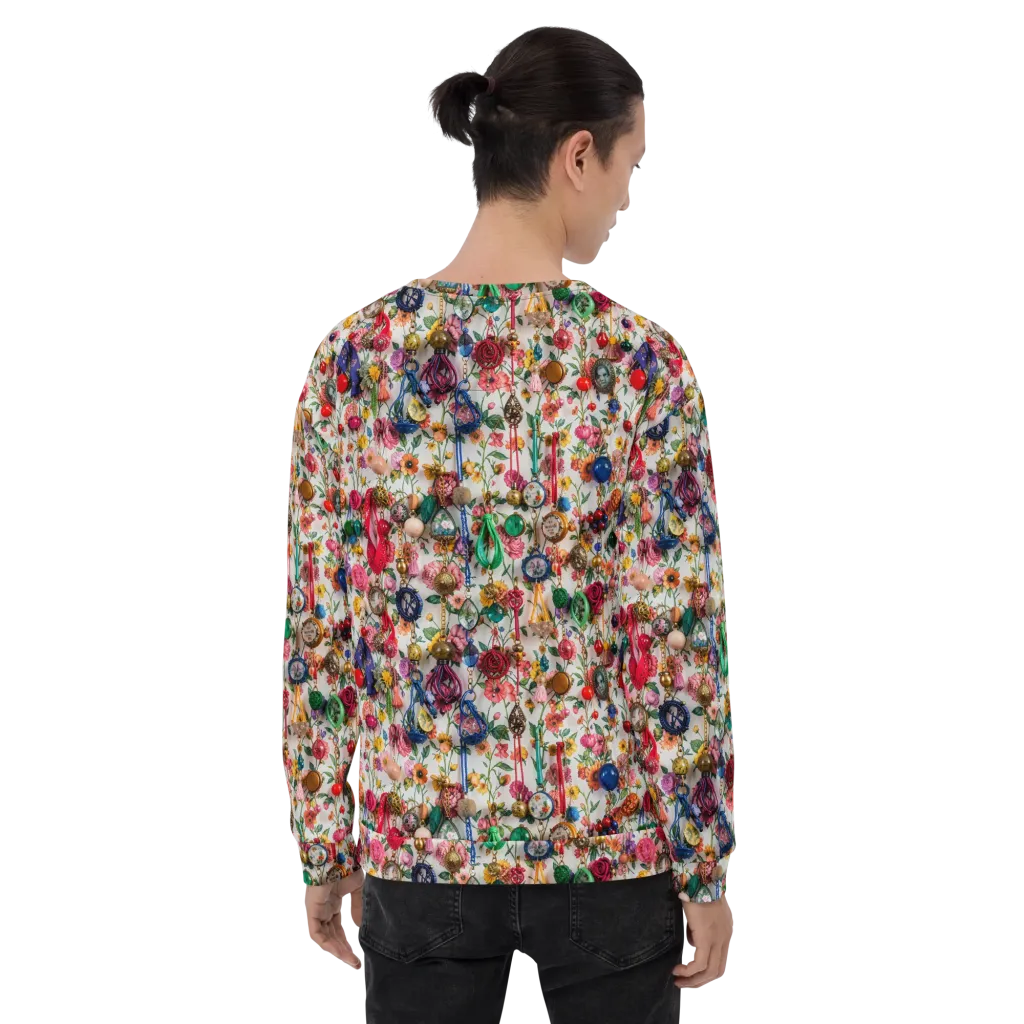 Botanical Bijou on Sweatshirt — Back