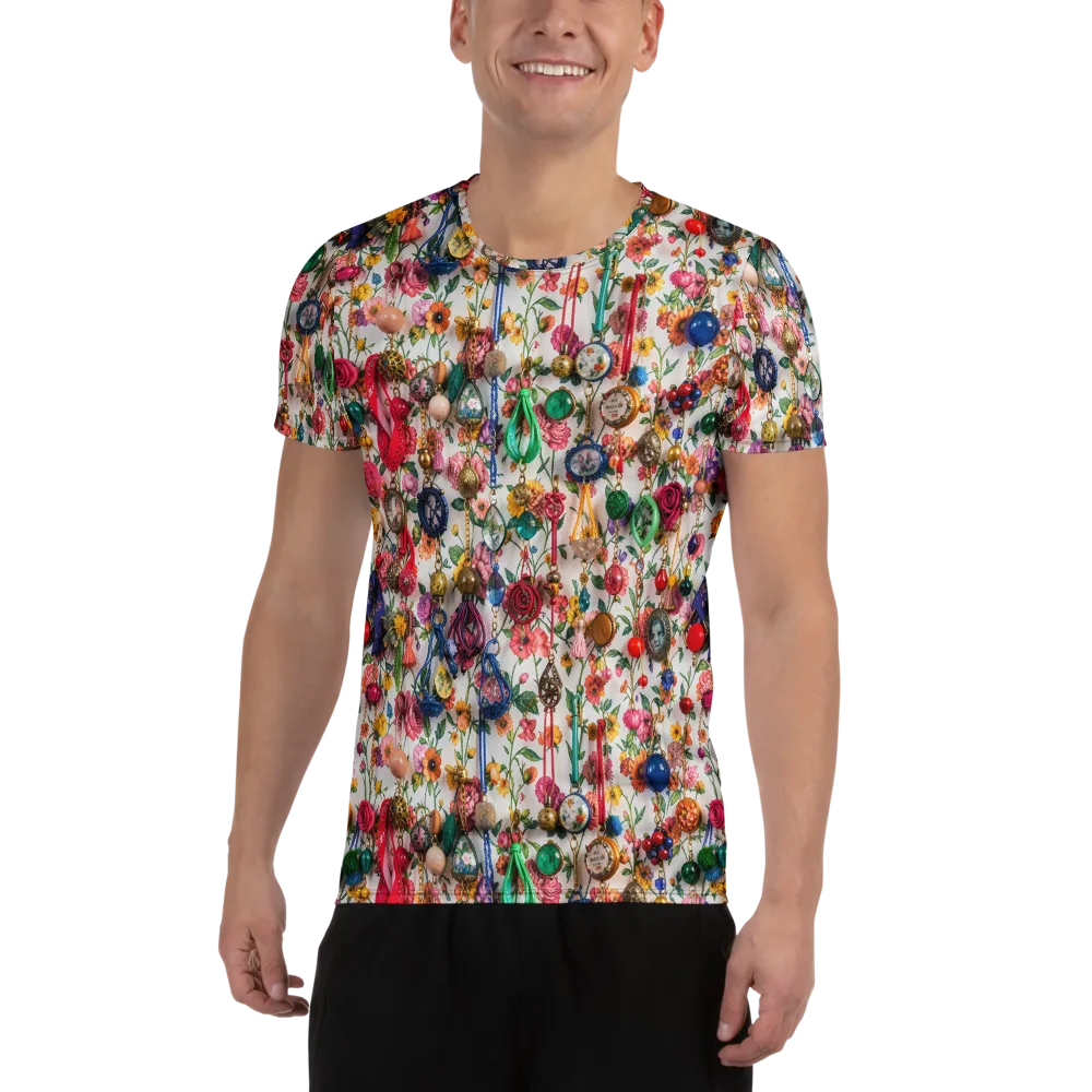 Botanical Bijou on Men's Athletic T-Shirt — Front