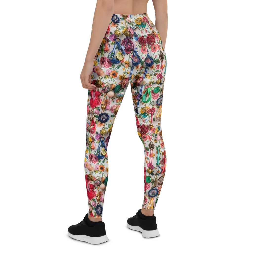 Botanical Bijou on Leggings — Back