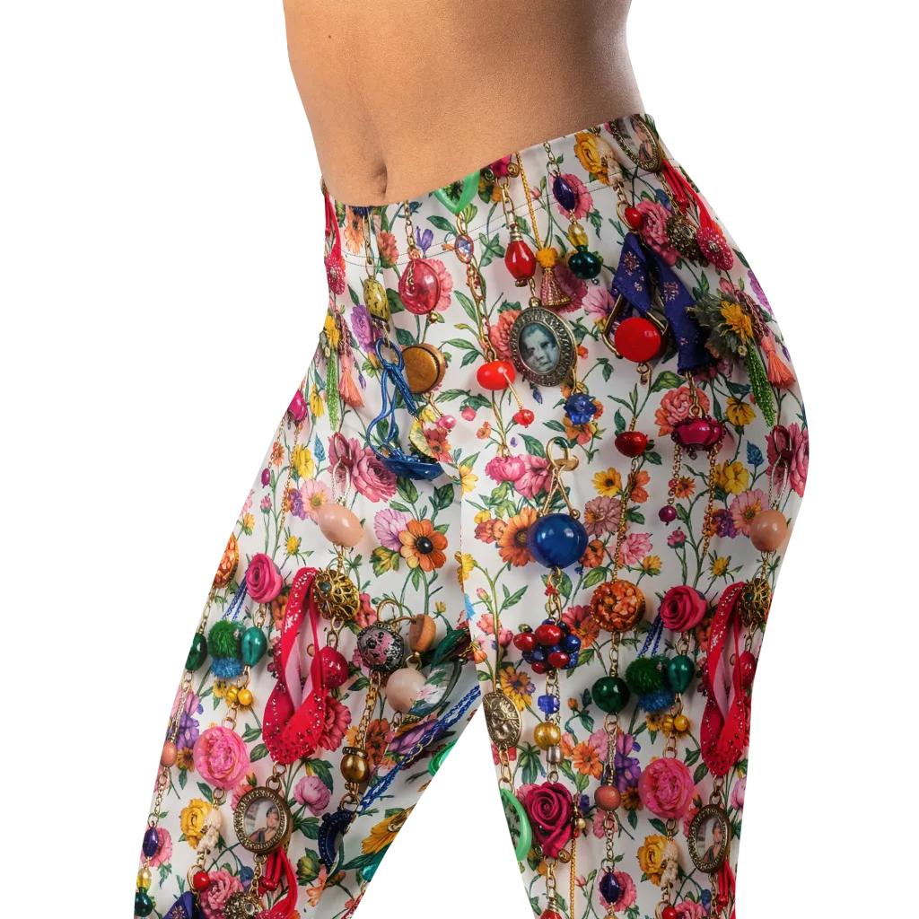 Botanical Bijou on Leggings — Left Front