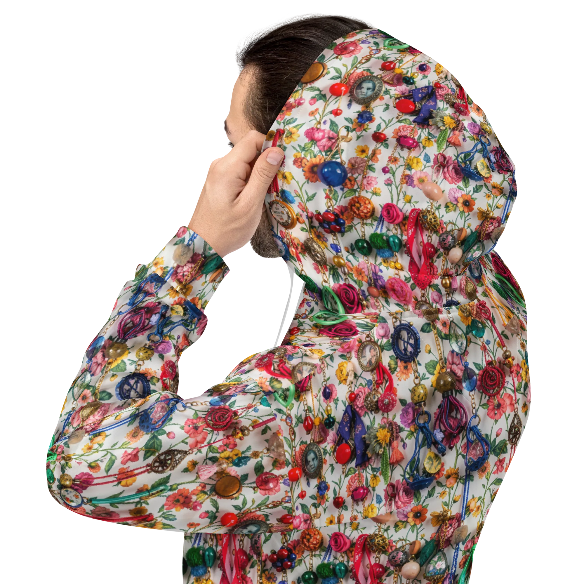 Botanical Bijou on Hoodie — Back