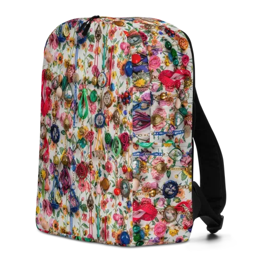 Botanical Bijou on a Minimalist Backpack