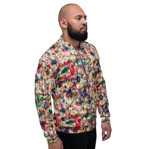 Botanical Bijou on a Bomber Jacket