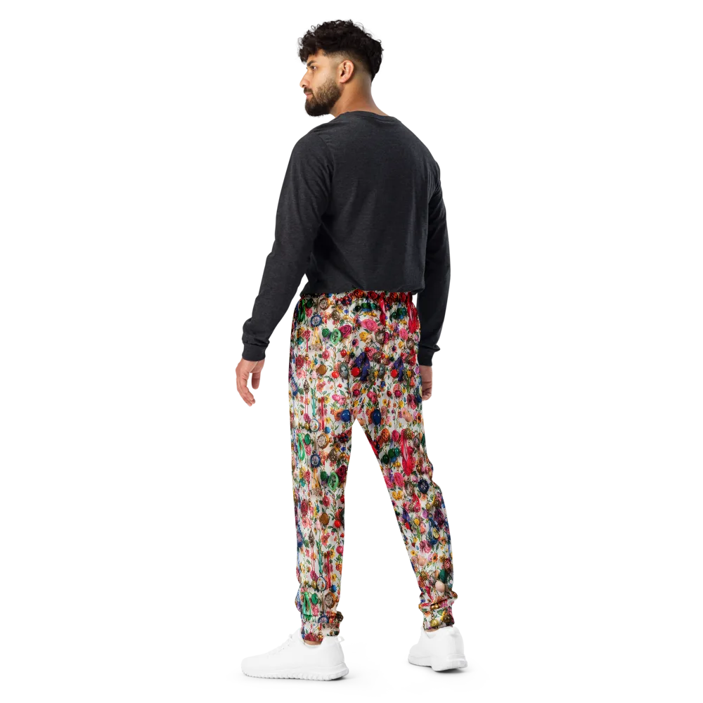 Botanical Bijou on Men's Joggers — Back