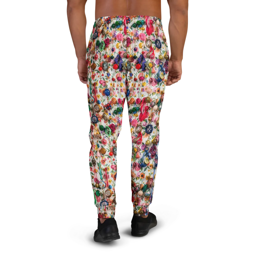 Botanical Bijou on Men's Joggers — Back