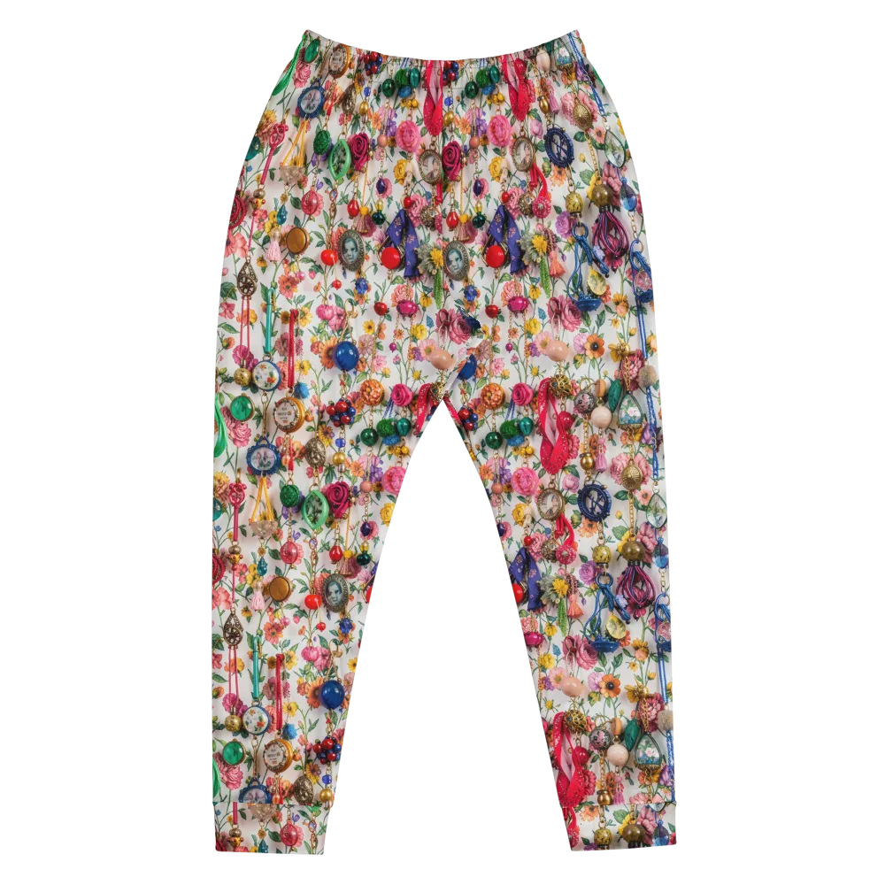 Botanical Bijou on Men's Joggers — Front