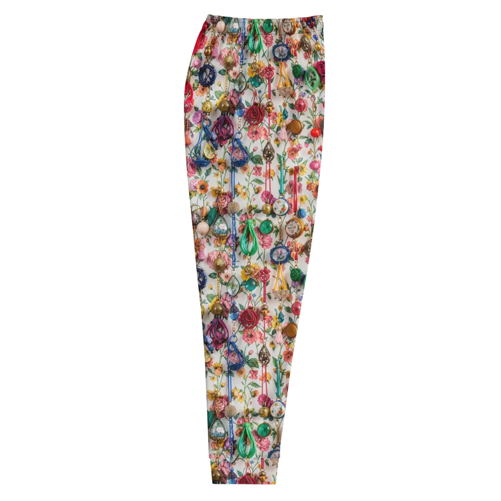 Botanical Bijou on Men's Joggers — Right