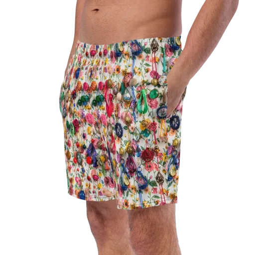 Botanical Bijou on a Swim Trunks