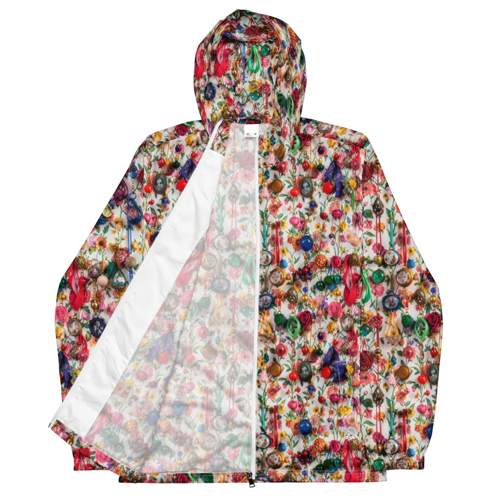 Botanical Bijou on Men's Windbreaker — Front