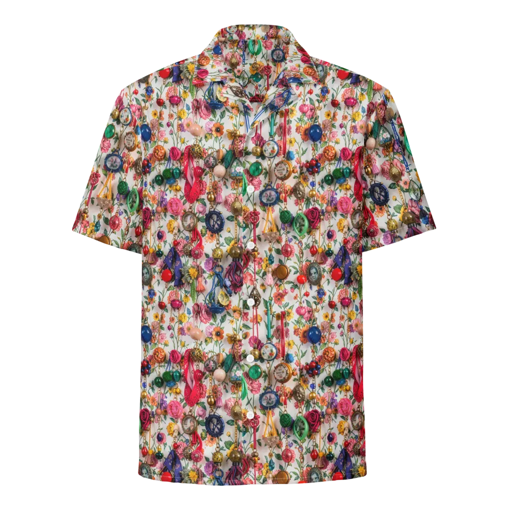 Botanical Bijou on Button Shirt — Front