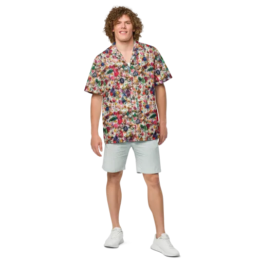 Botanical Bijou on a Button Shirt