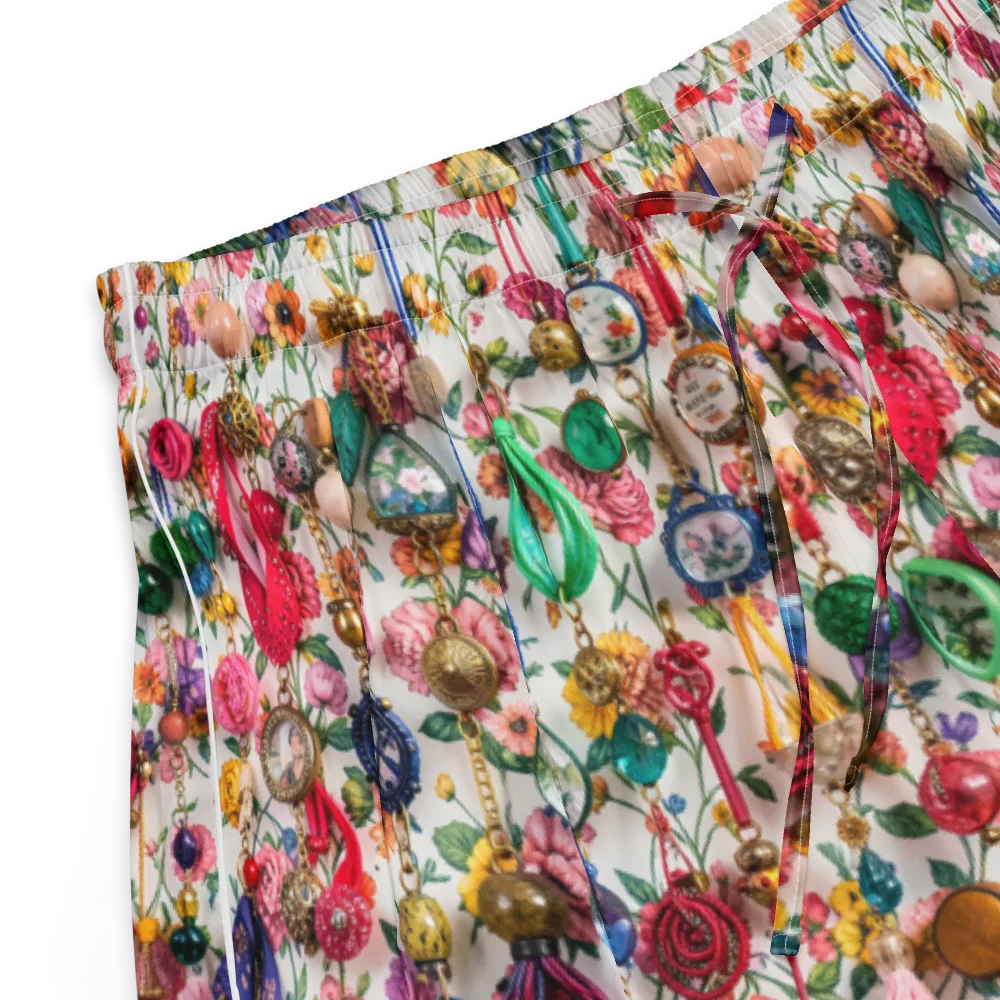 Botanical Bijou on Women's Pajama Shorts — Product details