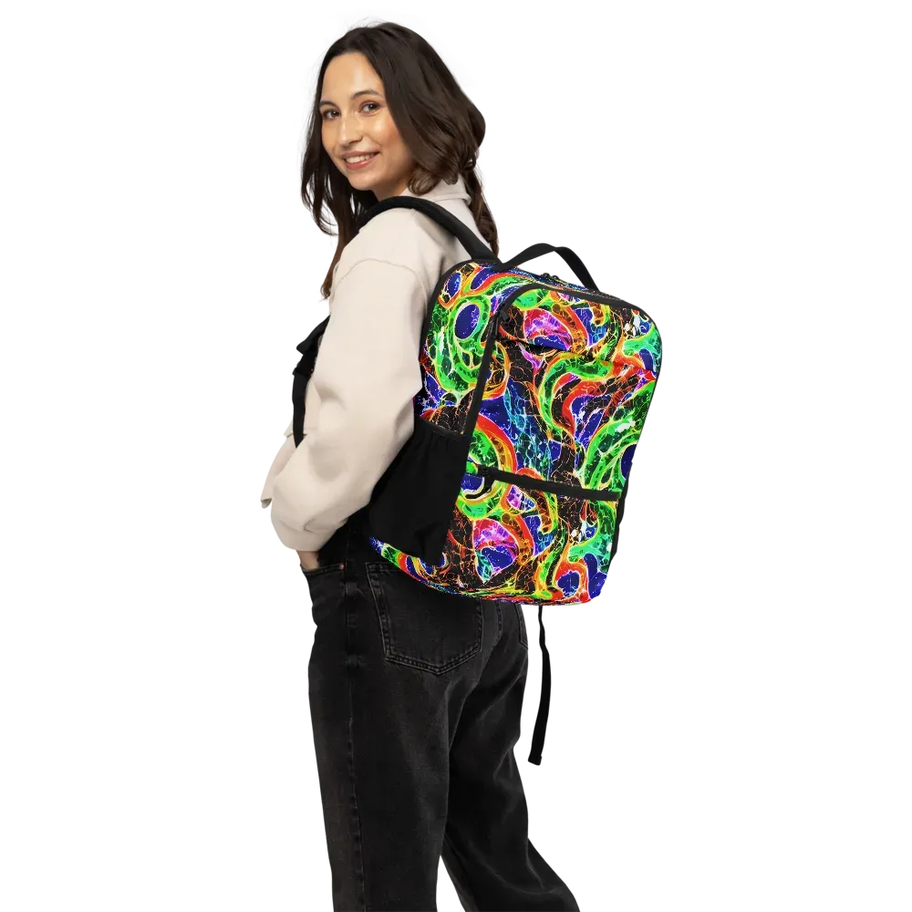 Wildfire Circuit on Utility Backpack — Back