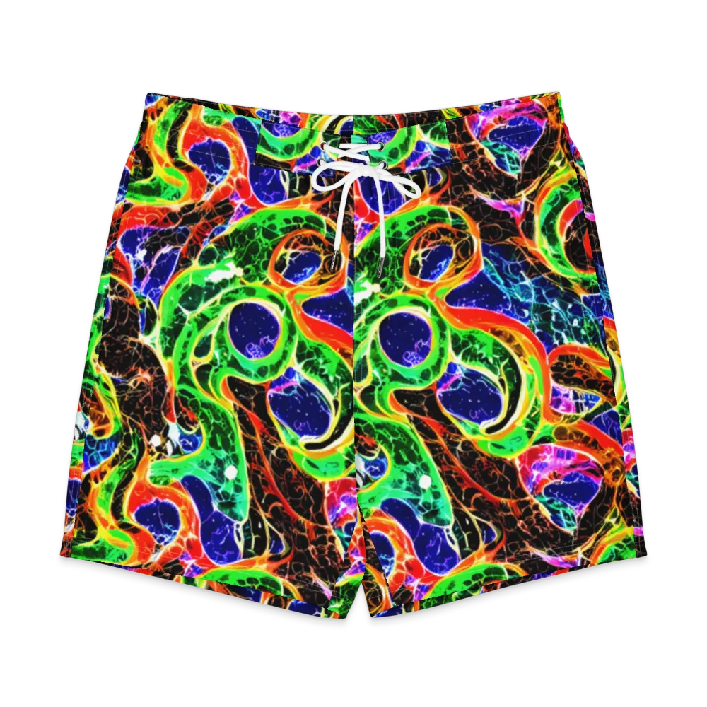 Wildfire Circuit on Men's Board Shorts — Front