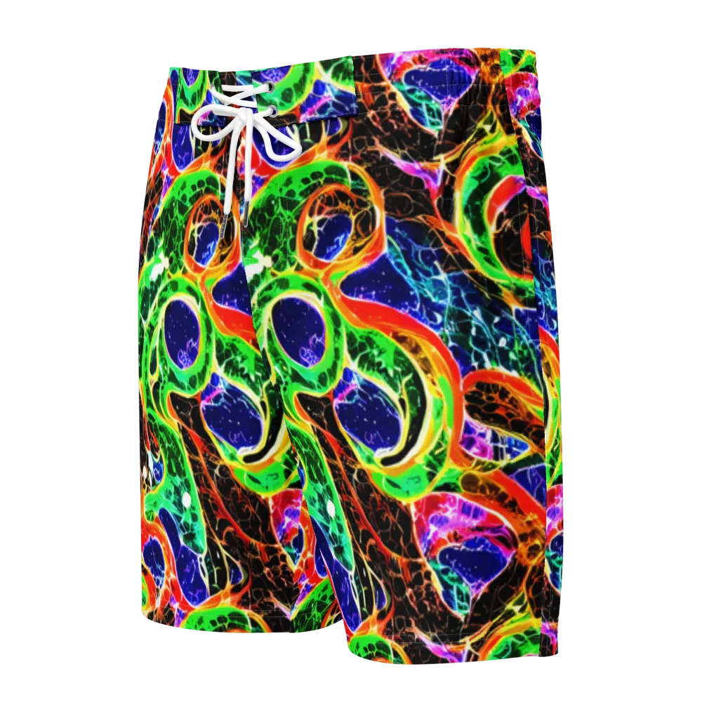Wildfire Circuit on Men's Board Shorts — Front