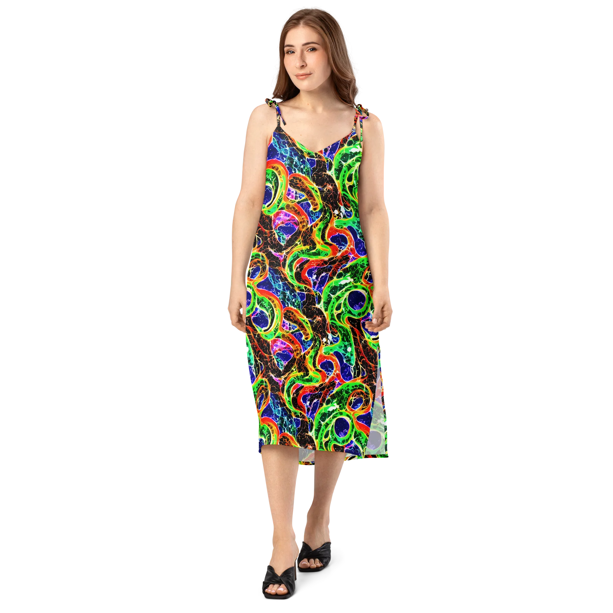 Wildfire Circuit on Slip Dress — Front