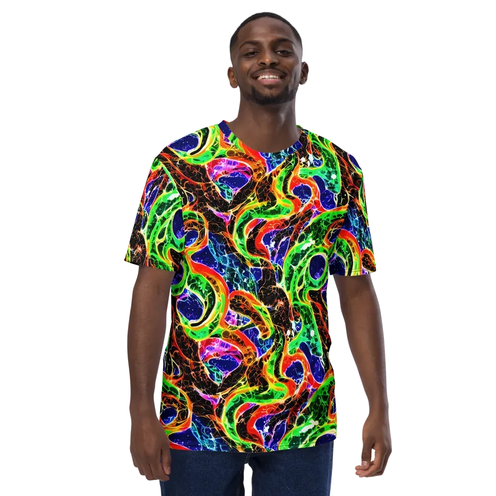 Wildfire Circuit on Men's Crew Neck T-Shirt — Front