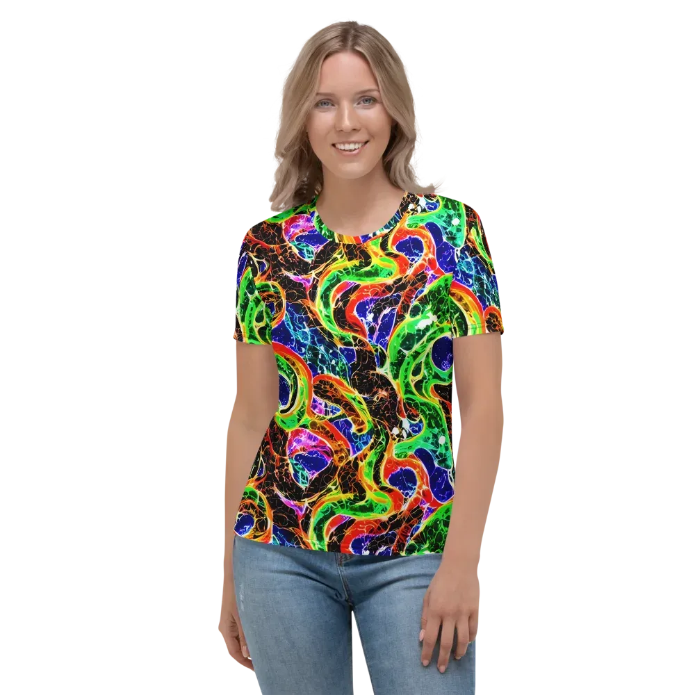 Wildfire Circuit on Women's Crew Neck T-Shirt — Front