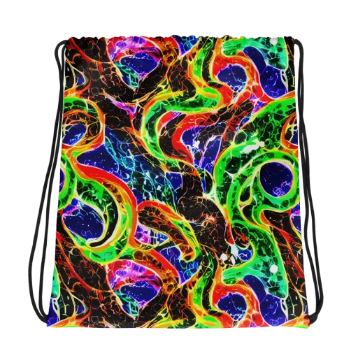 Wildfire Circuit on a Drawstring Bag
