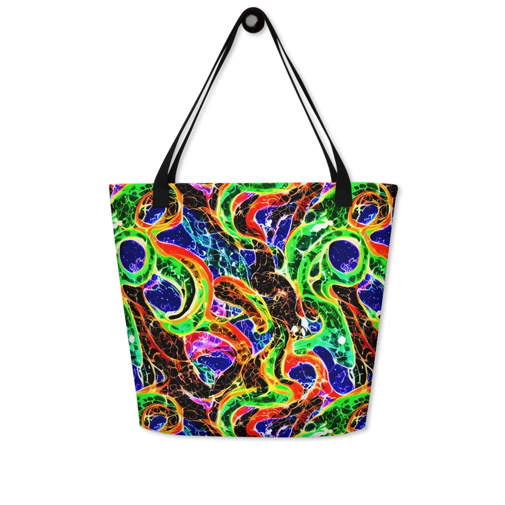 Wildfire Circuit on Large Tote Bag W/ Pocket — Front