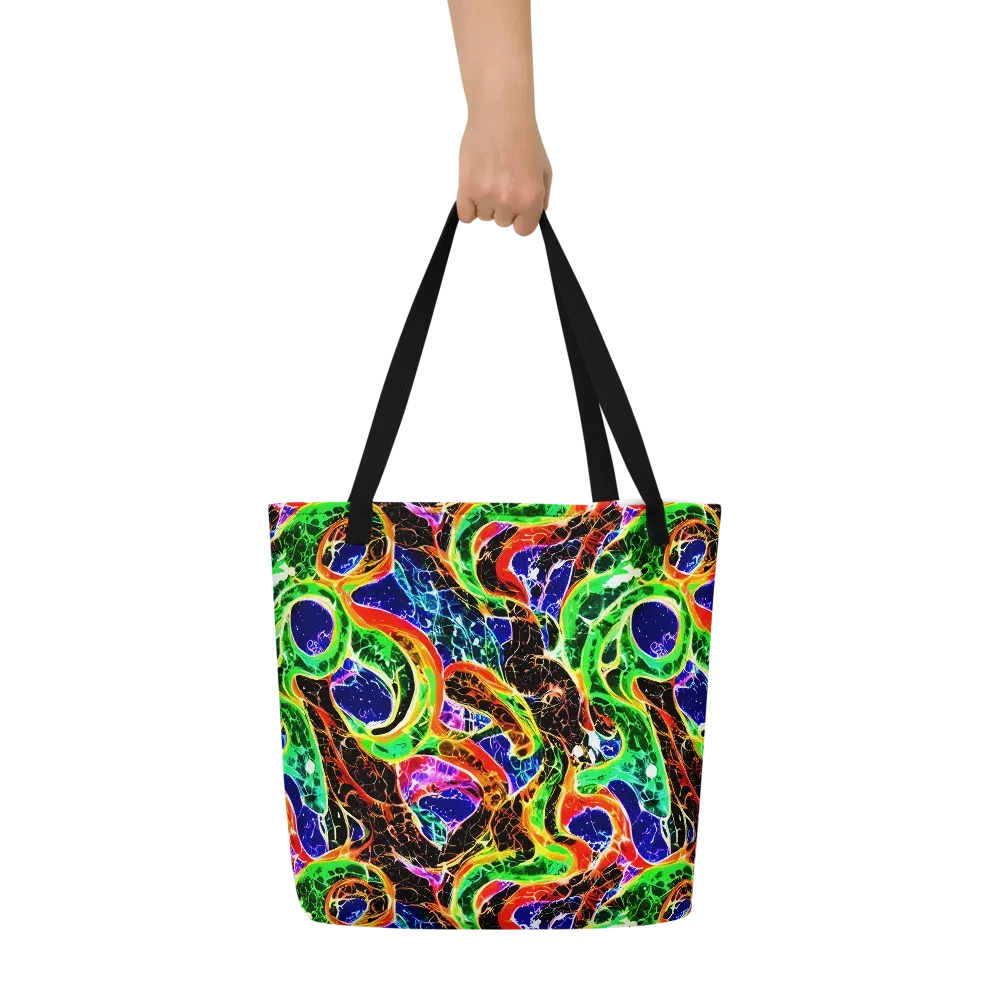Wildfire Circuit on Large Tote Bag W/ Pocket — Front